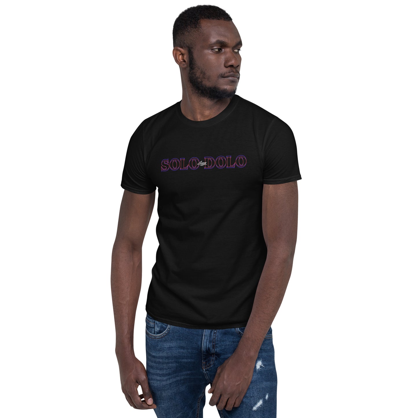 Solo Dolo Short-Sleeve Unisex Black T-Shirt
