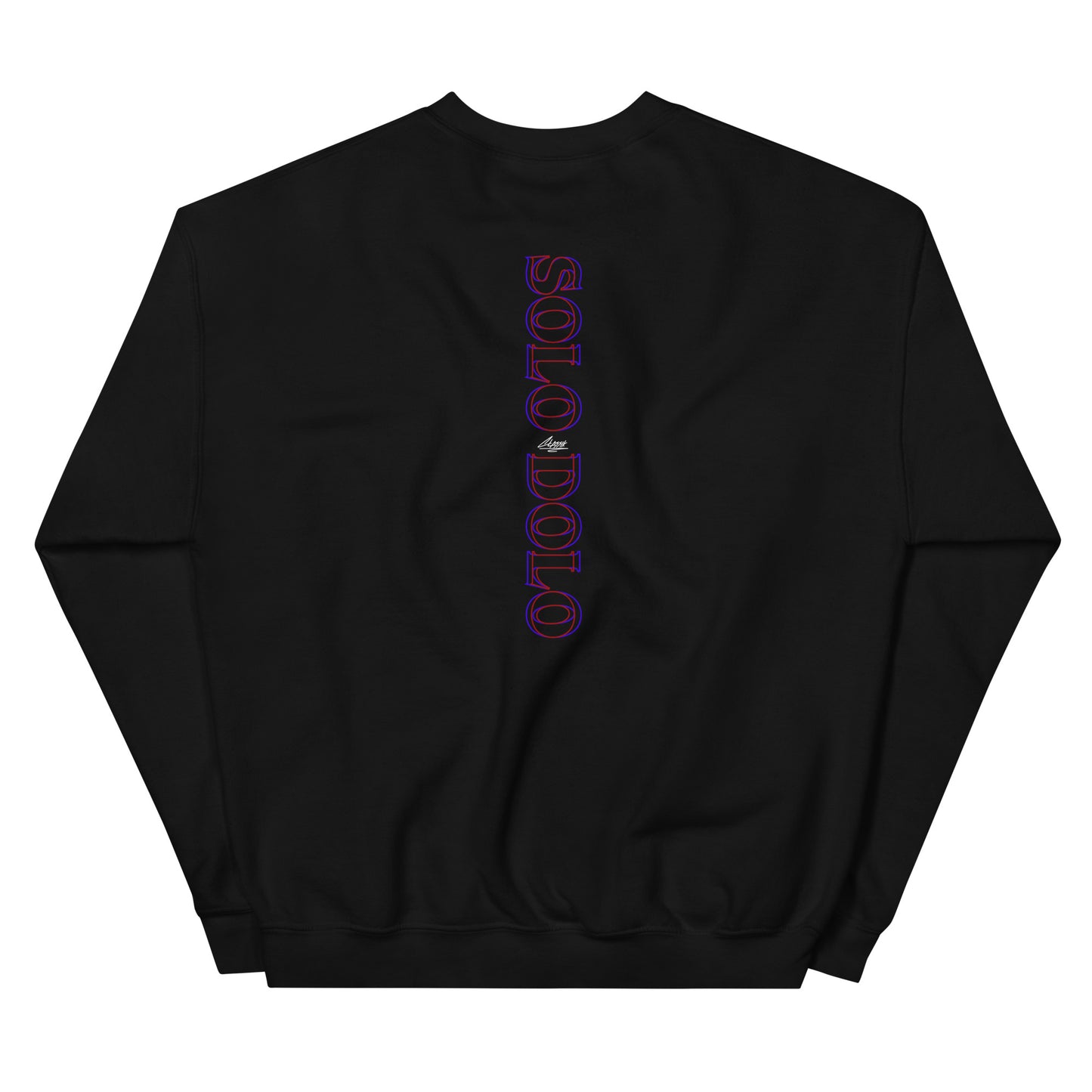 Solo Dolo Unisex Black Sweatshirt