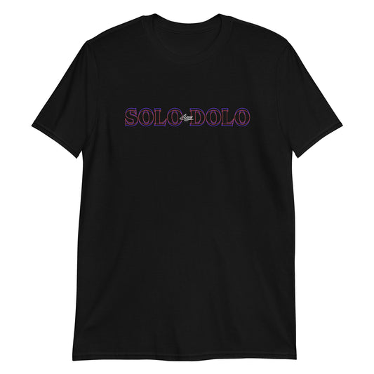 Solo Dolo Short-Sleeve Unisex Black T-Shirt