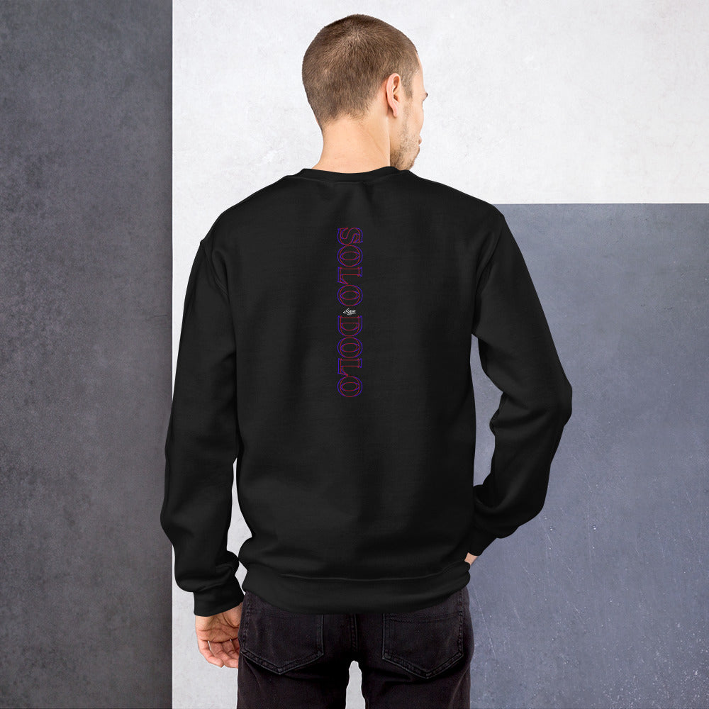 Solo Dolo Unisex Black Sweatshirt