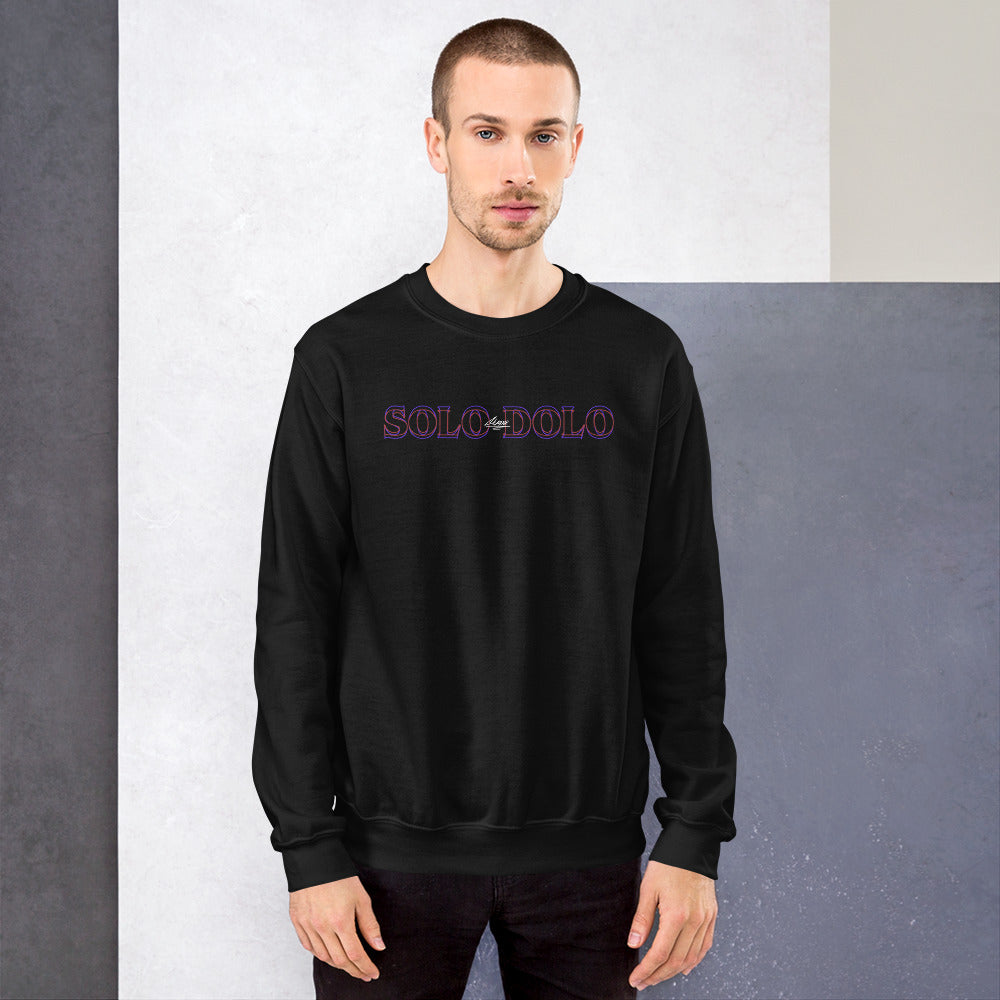 Solo Dolo Unisex Black Sweatshirt