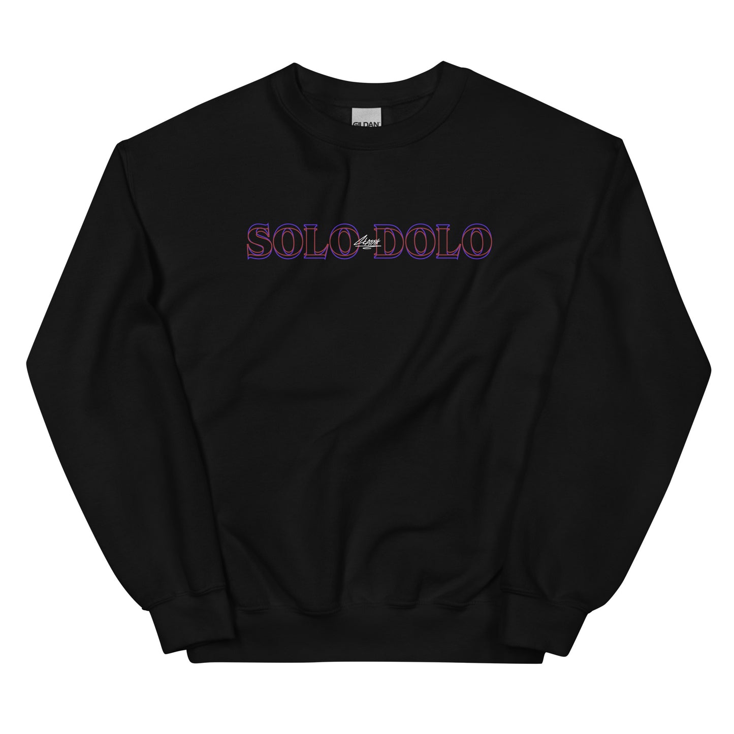 Solo Dolo Unisex Black Sweatshirt